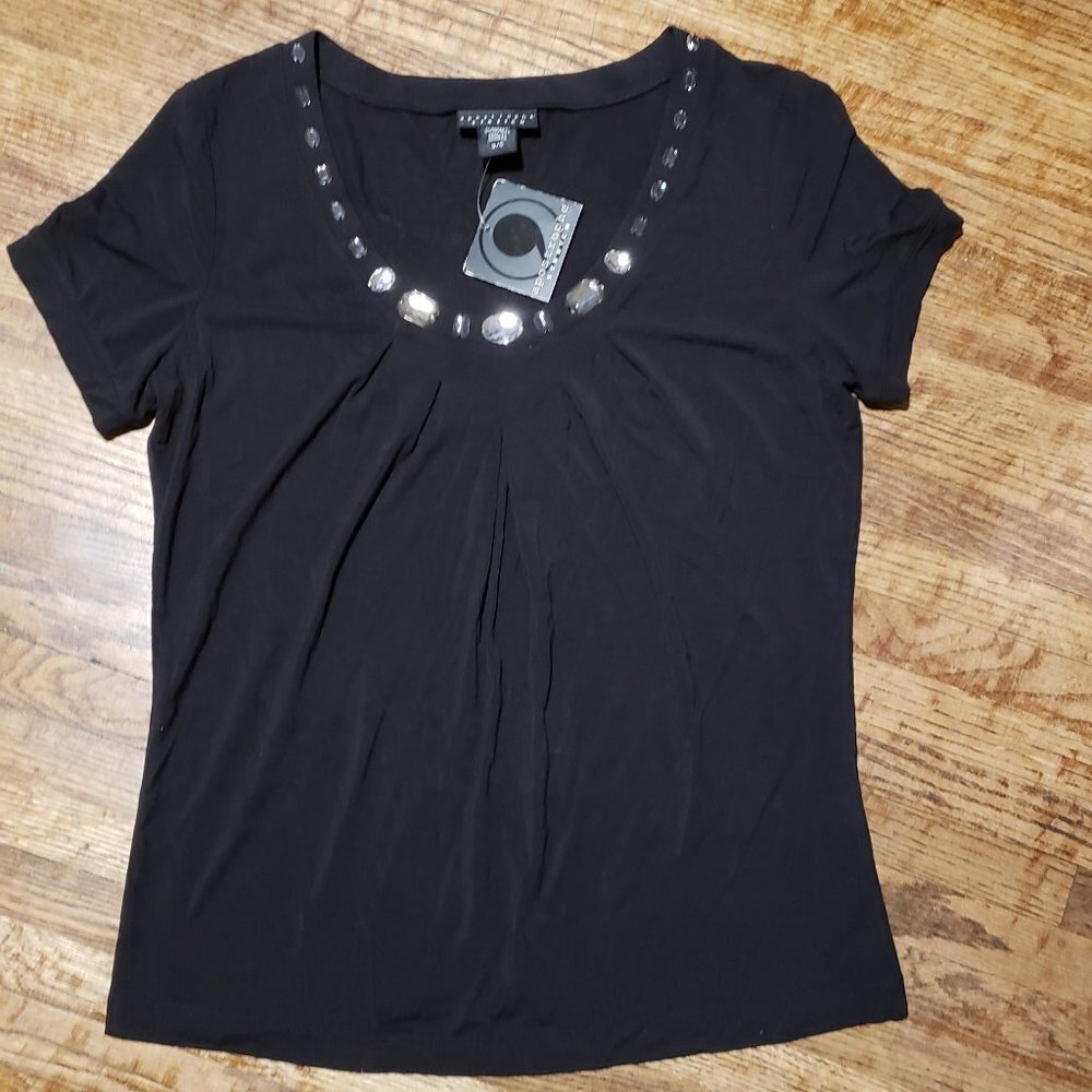 Apostrophe Beaded Top